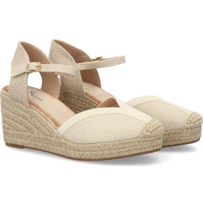 SPORT3PUNTO0 Cuña Espartana Mary Jane Beige Varios Colores Talla 37 SPORT3PUNTO0 Cuña Espartana Mary Jane Beige Varios Colores Talla 37