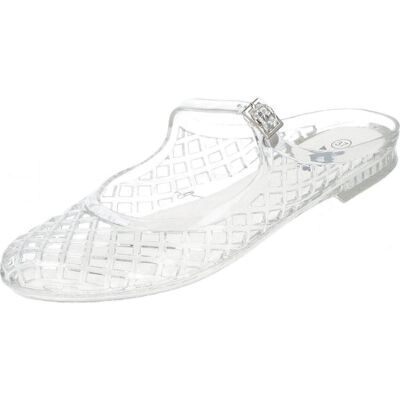 XTI Zueco Plano 145474 Transparente Mujer Talla 39 XTI Zueco Plano 145474 Transparente Mujer Talla 39