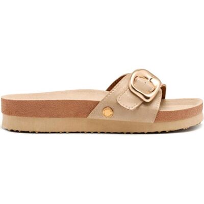 GIOSEPPO Sandalias De Mujer Sandalias Con Hebilla Dorada Para Mujer Oro Talla 38,5 GIOSEPPO Sandalias De Mujer Sandalias Con Hebilla Dorada Para Mujer Oro Talla 38,5