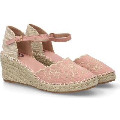 SPORT3PUNTO0 Alpargatas De Cuña Con Correa Al Tobillo Para Mujer Mt-137 Varios Colores Talla 36 SPORT3PUNTO0 Alpargatas De Cuña Con Correa Al Tobillo Para Mujer Mt-137 Varios Colores Talla 36