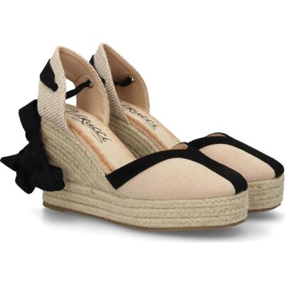 SPORT3PUNTO0 Alpargatas De Cuña Con Lazo Para Mujer Varios Colores Talla 35 SPORT3PUNTO0 Alpargatas De Cuña Con Lazo Para Mujer Varios Colores Talla 35