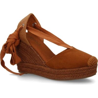 SPORT3PUNTO0 Alpargatas De Cuña Con Cordones Y Flecos Para Mujer Varios Colores Talla 35 SPORT3PUNTO0 Alpargatas De Cuña Con Cordones Y Flecos Para Mujer Varios Colores Talla 35