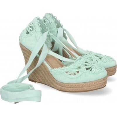 SPORT3PUNTO0 Alpargatas De Cuña Con Cordones Y Diseño Calado Varios Colores Talla 37 SPORT3PUNTO0 Alpargatas De Cuña Con Cordones Y Diseño Calado Varios Colores Talla 37