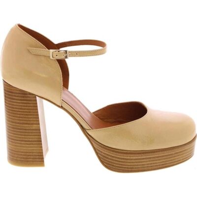 ANGEL ALARCON Zapatos De Tacón Angel Alarcón Para Mujer Beige Talla 38 ANGEL ALARCON Zapatos De Tacón Angel Alarcón Para Mujer Beige Talla 38