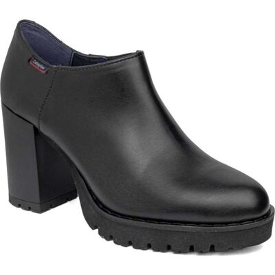 CALLAGHAN Botines De Tacón Para Mujer Negros De Piel Negro Talla 37 CALLAGHAN Botines De Tacón Para Mujer Negros De Piel Negro Talla 37
