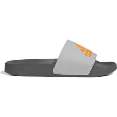 Adidas Chanclas Adilette Shower Gris Naranja Gris Talla 42 Adidas Chanclas Adilette Shower Gris Naranja Gris Talla 42