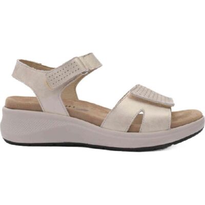 BAERCHI Sandalias Baërchi De Mujer Beige Con Cierre De Velcro Beige Talla 38 BAERCHI Sandalias Baërchi De Mujer Beige Con Cierre De Velcro Beige Talla 38