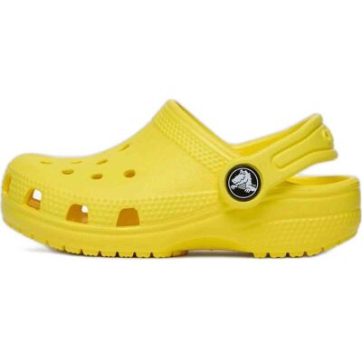 Crocs Zuecos Classic Clog Para Niños - Amarillo Talla 24-25 Crocs Zuecos Classic Clog Para Niños - Amarillo Talla 24-25