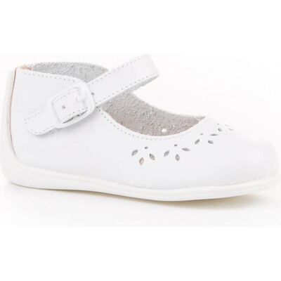 ANGELITOS Zapatos De Niña Mercedita Piel 101 Blanco Talla 21 ANGELITOS Zapatos De Niña Mercedita Piel 101 Blanco Talla 21