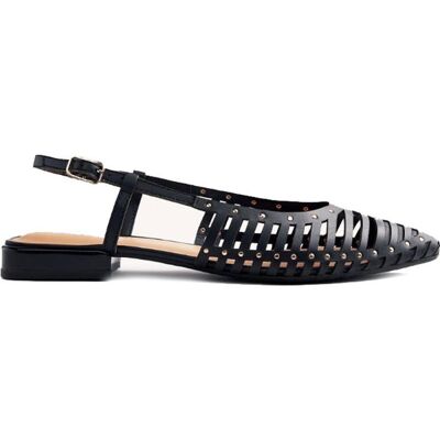 GIOSEPPO Bailarinas Jericho Con Tiras Y Detalles Calados Negro Talla 38 GIOSEPPO Bailarinas Jericho Con Tiras Y Detalles Calados Negro Talla 38