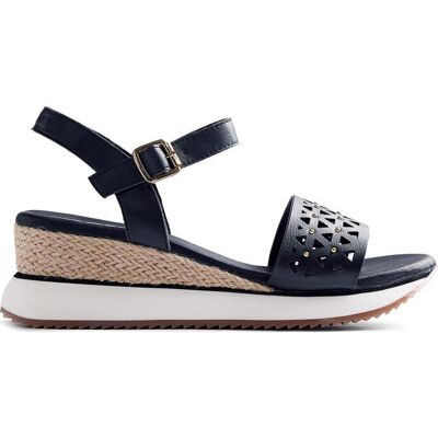 GIOSEPPO Sandalia 78058 Wete Con Detalle Troquelado - Ref 1137945 Negro Talla 39 GIOSEPPO Sandalia 78058 Wete Con Detalle Troquelado - Ref 1137945 Negro Talla 39