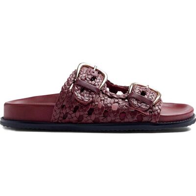 GIOSEPPO Sandalia Ogunquit De Piel Trenzada Burdeos Talla 36 GIOSEPPO Sandalia Ogunquit De Piel Trenzada Burdeos Talla 36