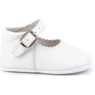 ANGELITOS Bebé De Niña Zapato Patuco Piel 240 Blanco Talla 19 ANGELITOS Bebé De Niña Zapato Patuco Piel 240 Blanco Talla 19