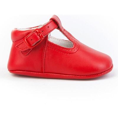 ANGELITOS Bebé De Niño Zapato Patuco Piel 247 Rojo Talla 16 ANGELITOS Bebé De Niño Zapato Patuco Piel 247 Rojo Talla 16
