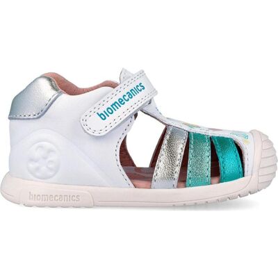 BIOMECANICS Sandalia Biogateo 262109 Con Estampado De Peces Blancob050 Talla 23 BIOMECANICS Sandalia Biogateo 262109 Con Estampado De Peces Blancob050 Talla 23
