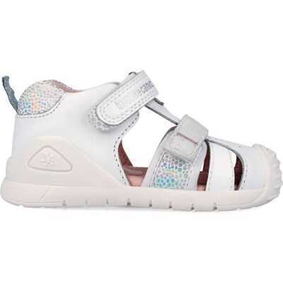 BIOMECANICS Sandalia Biogateo Casual 262111 Urban Blancoplatab313 Talla 21 BIOMECANICS Sandalia Biogateo Casual 262111 Urban Blancoplatab313 Talla 21