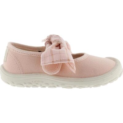 VICTORIA Bailarina Barefoot Con Lazo Rosa Talla 23 VICTORIA Bailarina Barefoot Con Lazo Rosa Talla 23