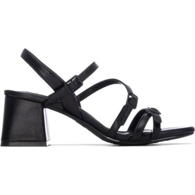 XTI Sandalia 145342 De Tacón Medio Negro Talla 40 XTI Sandalia 145342 De Tacón Medio Negro Talla 40