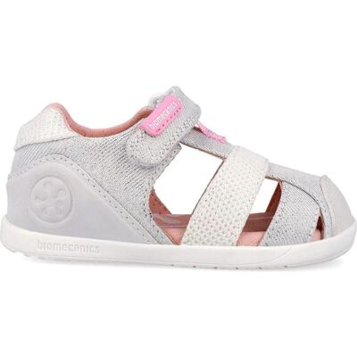 BIOMECANICS Sandalias 262194-B050 Con Cierre Adherente Blanco Talla 20 BIOMECANICS Sandalias 262194-B050 Con Cierre Adherente Blanco Talla 20
