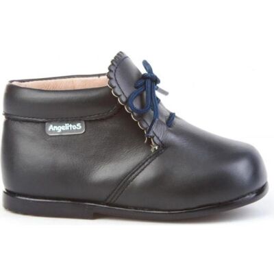 ANGELITOS Botines De Niña Botita Gales Piel 422 Marino Talla 19 ANGELITOS Botines De Niña Botita Gales Piel 422 Marino Talla 19