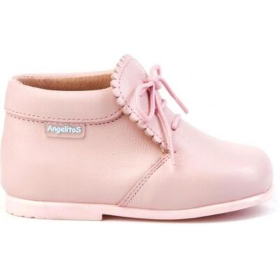 ANGELITOS Botines De Niña Botita Gales Piel 422 Rosa Talla 23 ANGELITOS Botines De Niña Botita Gales Piel 422 Rosa Talla 23