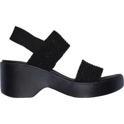 Skechers Sandalias Cali Day Con Plataforma Negro Talla 39 Skechers Sandalias Cali Day Con Plataforma Negro Talla 39