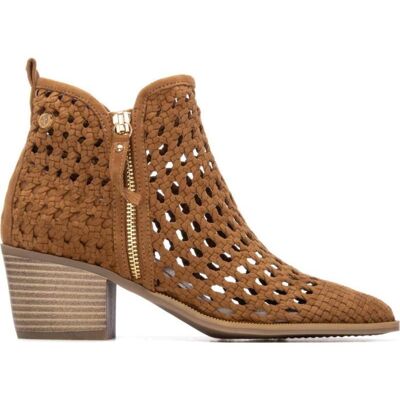 XTI Botines Cowboy Troquelados 145267 Marrón Ref 1171471 Camel Talla 35 XTI Botines Cowboy Troquelados 145267 Marrón Ref 1171471 Camel Talla 35