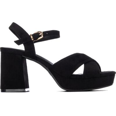 XTI Sandalias Con Tacón Bloque Y Tiras Cruzadas, Ref 145288 Negro Talla 38 XTI Sandalias Con Tacón Bloque Y Tiras Cruzadas, Ref 145288 Negro Talla 38