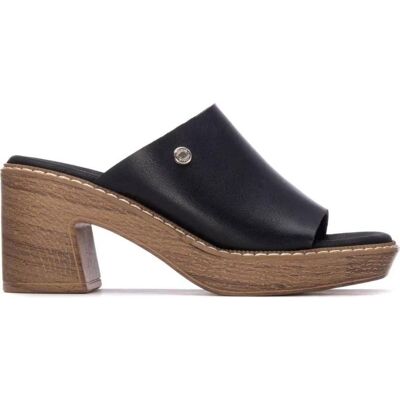 REFRESH Sandalia Zueco Plataforma 175172-04 Negro Talla 36 REFRESH Sandalia Zueco Plataforma 175172-04 Negro Talla 36
