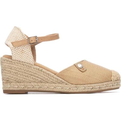 REFRESH Sandalia Cuña Esparto 175209 Taupe Talla 38 REFRESH Sandalia Cuña Esparto 175209 Taupe Talla 38