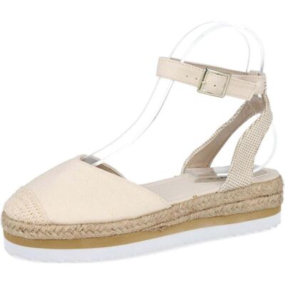 CONGUITOS Sandalias De Mujer Y Niña Bw Mv5 55905 Alpargatas Con Cierre De Hebilla Beig Talla 33 CONGUITOS Sandalias De Mujer Y Niña Bw Mv5 55905 Alpargatas Con Cierre De Hebilla Beig Talla 33