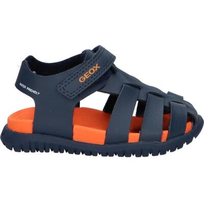 Geox Sandalia Cerrada Fusbetto B556aa C0820 Navy-Orange Talla 27 Geox Sandalia Cerrada Fusbetto B556aa C0820 Navy-Orange Talla 27