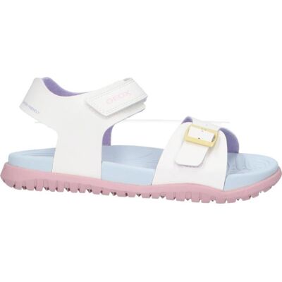 Geox Sandalia Fusbetto J35hqa Para Niña C0653 White-Multicolor Talla 34 Geox Sandalia Fusbetto J35hqa Para Niña C0653 White-Multicolor Talla 34