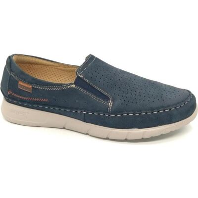 BAERCHI Mocasín 3991 En Piel Azul Azul Talla 45 BAERCHI Mocasín 3991 En Piel Azul Azul Talla 45