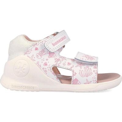 BIOMECANICS Sandalia Biogateo Estampado Floral Blancoc050 Talla 20 BIOMECANICS Sandalia Biogateo Estampado Floral Blancoc050 Talla 20