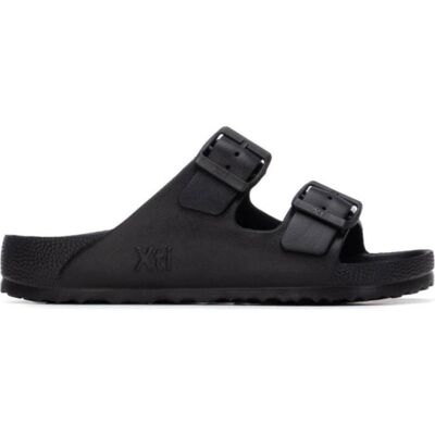 XTI Sandalias 145138 Con Doble Hebilla En Negro Talla 36 XTI Sandalias 145138 Con Doble Hebilla En Negro Talla 36