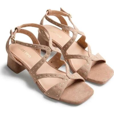 GIOSEPPO Sandalias De Vestir Watate En Color Cuero Beig Claro Talla 40 GIOSEPPO Sandalias De Vestir Watate En Color Cuero Beig Claro Talla 40