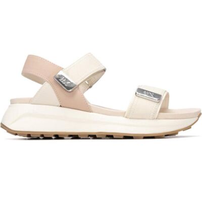 XTI Sandalias Con Plataforma Y Ajuste De Velcro Beige Talla 36 XTI Sandalias Con Plataforma Y Ajuste De Velcro Beige Talla 36