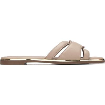 XTI Sandalia Plana 145145 Con Tiras Cruzadas Taupe Talla 36 XTI Sandalia Plana 145145 Con Tiras Cruzadas Taupe Talla 36