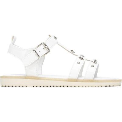XTI Sandalia 153094 Con Hebilla Y Tachuelas Blanco Talla 29 XTI Sandalia 153094 Con Hebilla Y Tachuelas Blanco Talla 29
