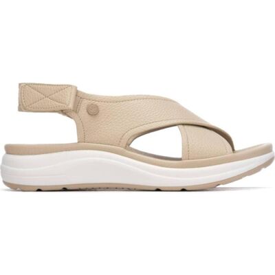 XTI Sandalia 145172 Con Tiras Cruzadas Y Cuña Beige Talla 41 XTI Sandalia 145172 Con Tiras Cruzadas Y Cuña Beige Talla 41