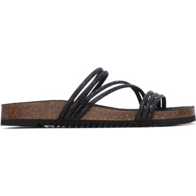 XTI Sandalia 145336 Con Tiras Cruzadas Negro Talla 36 XTI Sandalia 145336 Con Tiras Cruzadas Negro Talla 36
