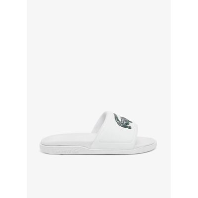 Lacoste Chanclas De Hombre Serve Slide 1172809 Blancas Con Logo Blanco Talla 47 Lacoste Chanclas De Hombre Serve Slide 1172809 Blancas Con Logo Blanco Talla 47