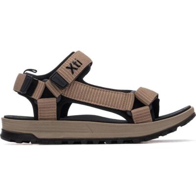 XTI Sandalia Deportiva Con Cierre De Velcro 145786 Taupe Talla 43 XTI Sandalia Deportiva Con Cierre De Velcro 145786 Taupe Talla 43