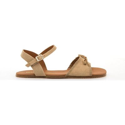 MTNG Sandalia Plana 225-55975-C59110 Con Lazo Beige Talla 37 MTNG Sandalia Plana 225-55975-C59110 Con Lazo Beige Talla 37