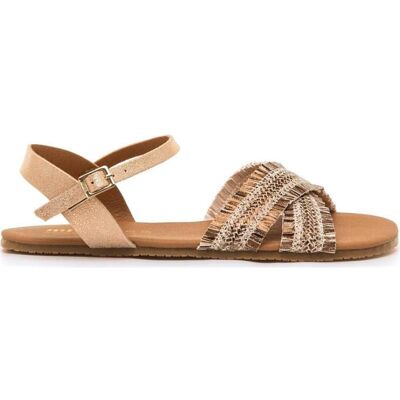 MTNG Sandalia Barefoot 55974 Con Tiras Cruzadas Rosa Talla 39 MTNG Sandalia Barefoot 55974 Con Tiras Cruzadas Rosa Talla 39