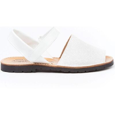 ANGELITOS Sandalias De Niña Y Niño Avarca Piel 208 Blanco Talla 25 ANGELITOS Sandalias De Niña Y Niño Avarca Piel 208 Blanco Talla 25