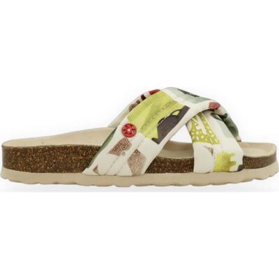 ANEKKE Sandalias Vitoria-2 Con Tiras Cruzadas Estampadas Multicolor Talla 39 ANEKKE Sandalias Vitoria-2 Con Tiras Cruzadas Estampadas Multicolor Talla 39