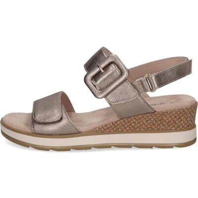 CAPRICE Sandalias 28753 Plataforma Color Taupe Marrón Talla 38 CAPRICE Sandalias 28753 Plataforma Color Taupe Marrón Talla 38