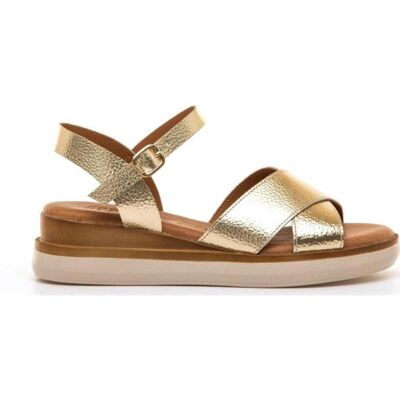 MTNG Sandalias Casual Daniela Dorado Talla 38 MTNG Sandalias Casual Daniela Dorado Talla 38